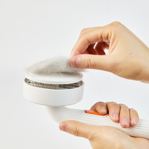 PETKIT Grooming Brush with one-button fur release