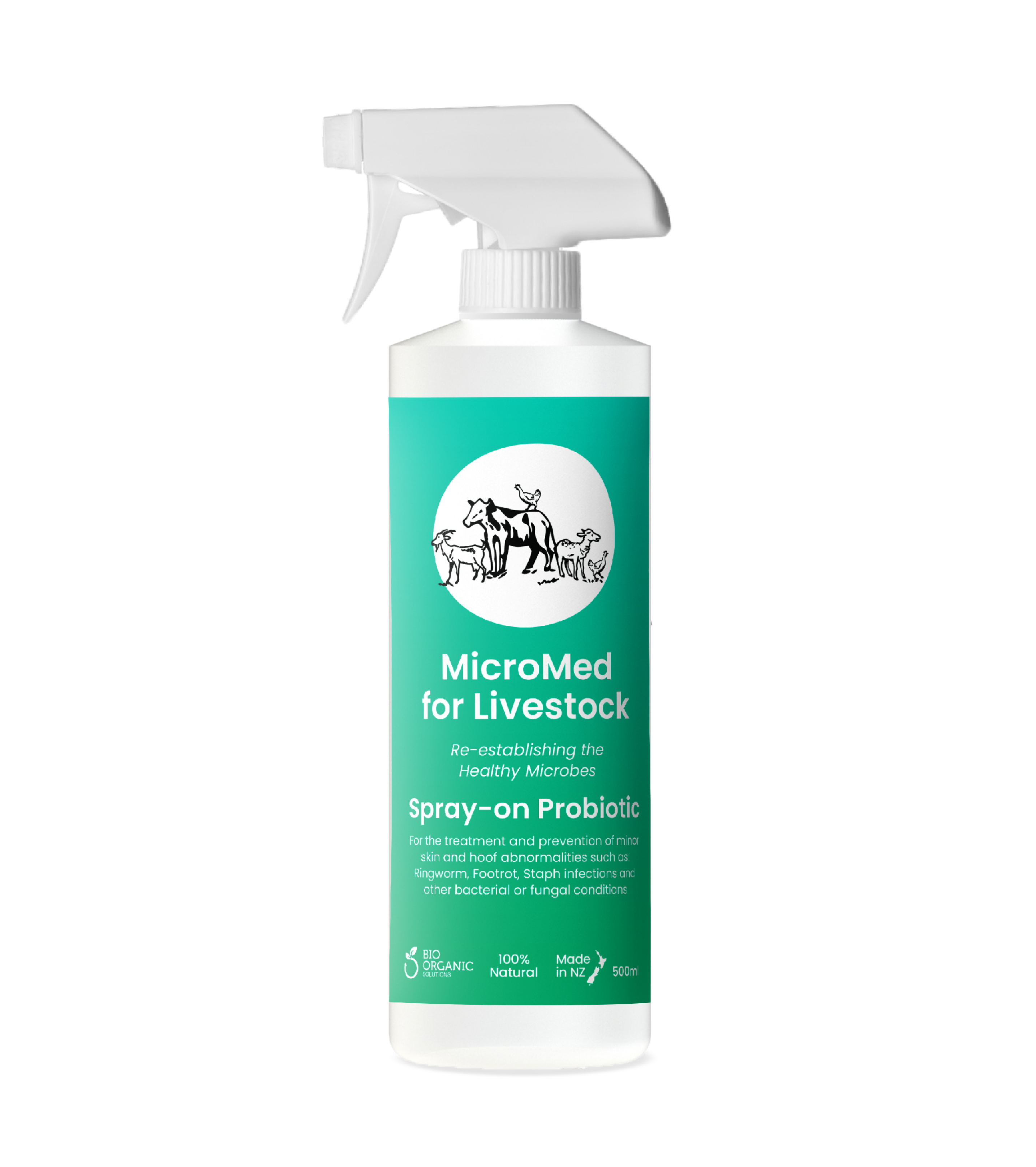 MicroMed for Livestock Acute Care – 4 x 500ml Bundle