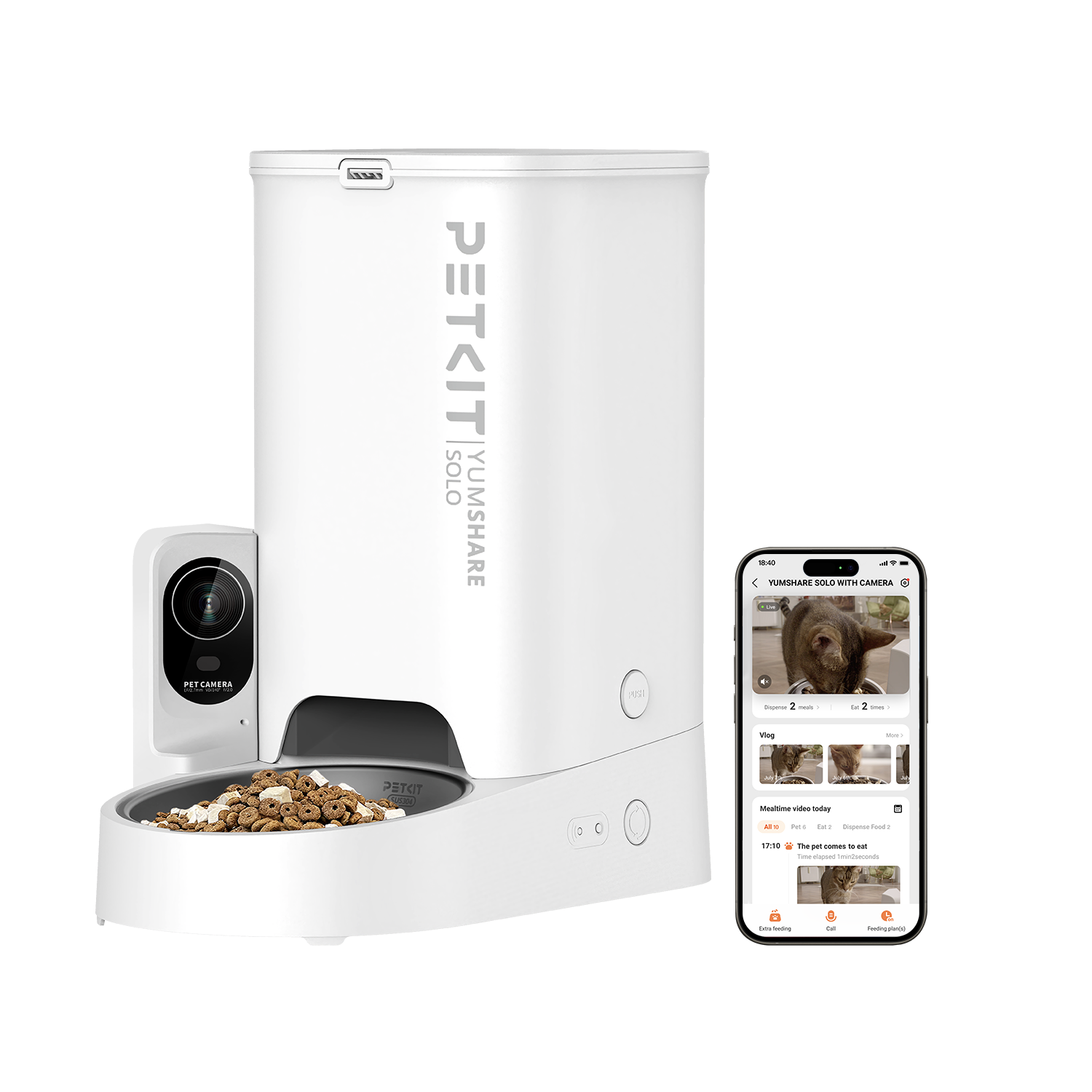 PETKIT YumShare Solo Automatic Feeder with Camera
