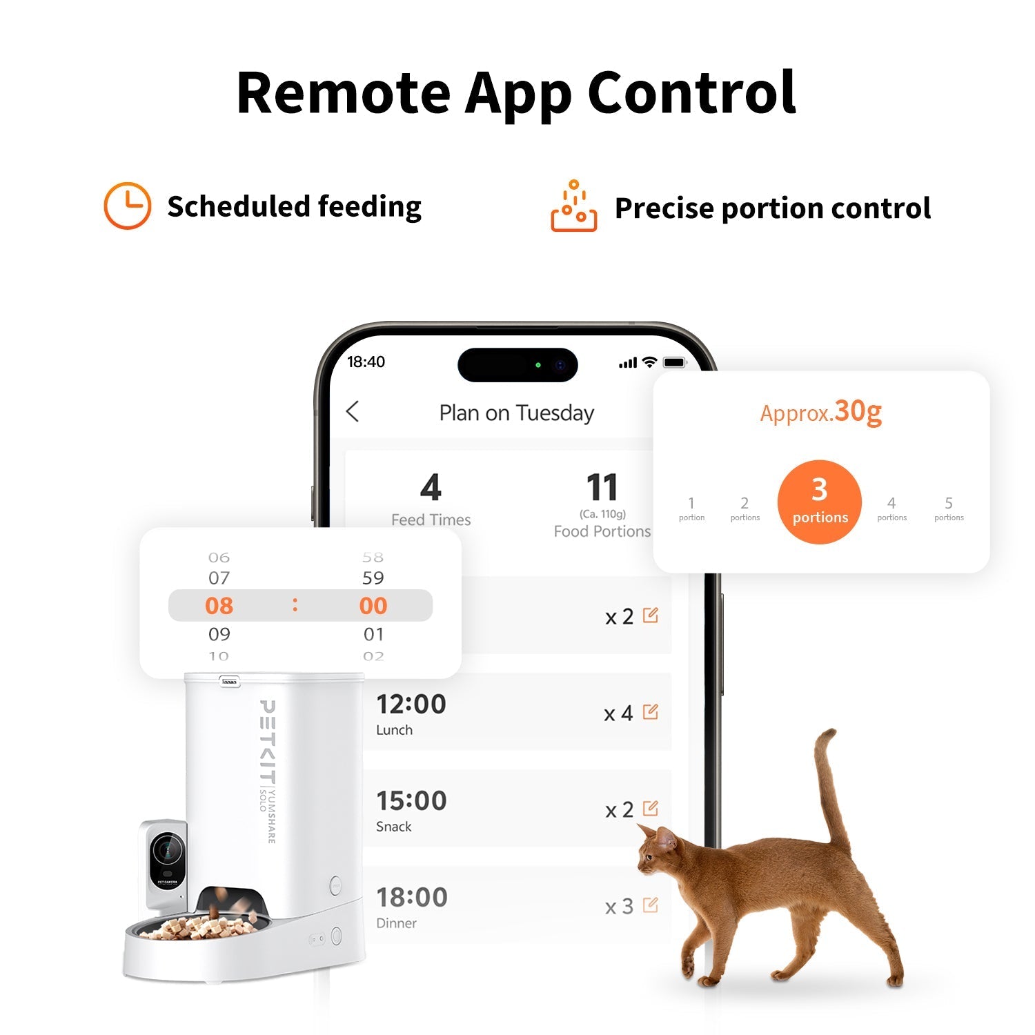 PETKIT YumShare Solo Automatic Feeder with Camera