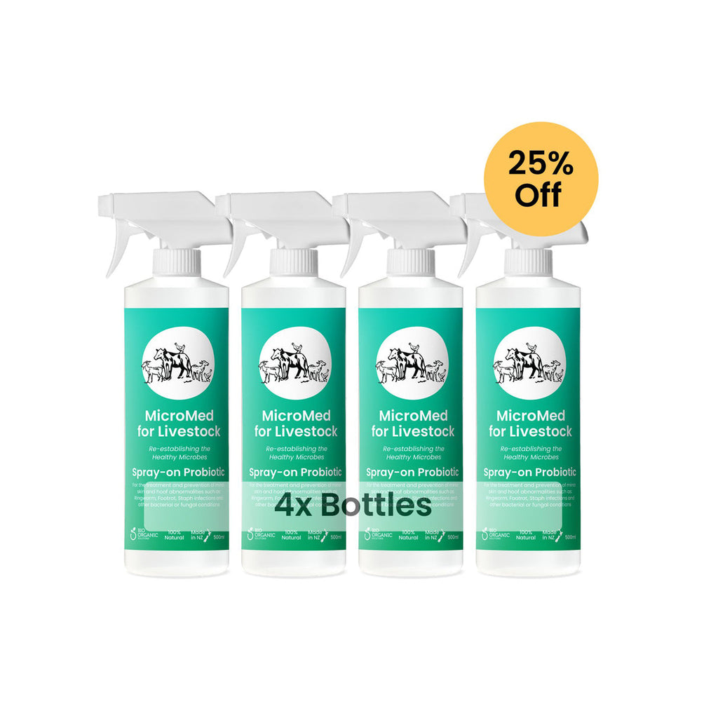 MicroMed for Livestock Acute Care – 4 x 500ml Bundle